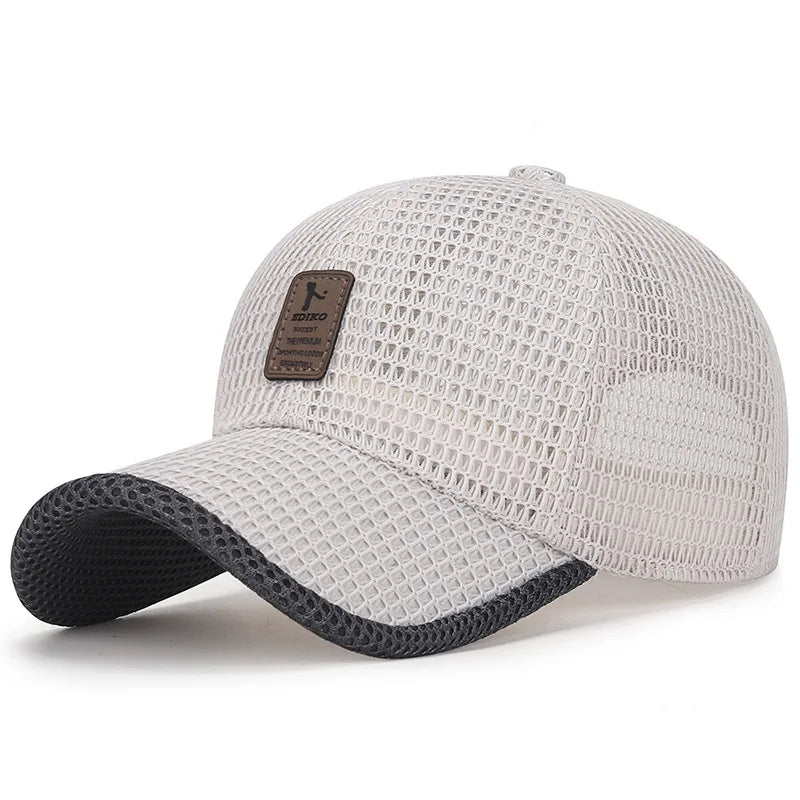Summer Fishing Mesh Baseball Cap – Unisex Breathable Snapback Hat for Men & Women - Image 8