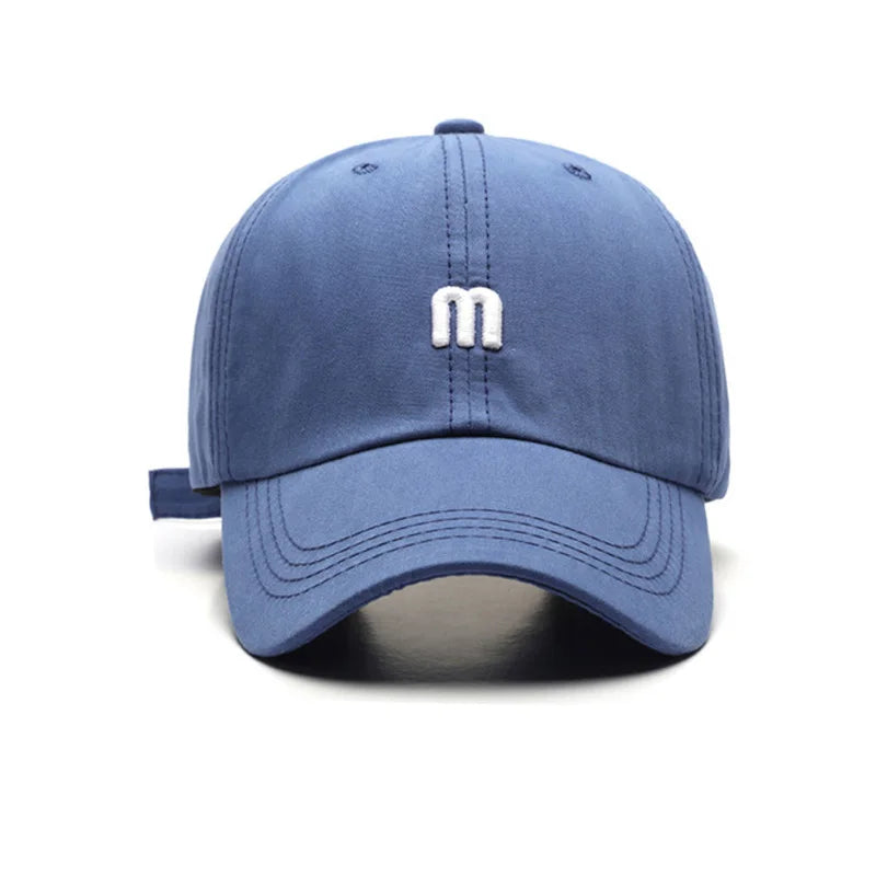 100% Cotton Letter Embroidered Baseball Cap – Unisex Snapback Hat for Summer & Street Style - Image 3