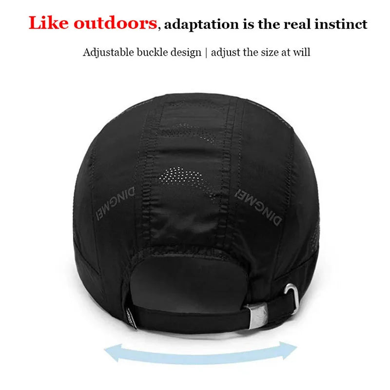 2024 Summer Quick-Dry Sports Baseball Cap – Unisex Mesh Snapback for Running & Golf - Image 4