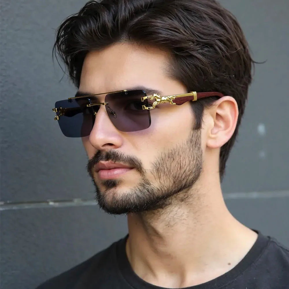 2025 Vintage Square Sunglasses – Luxury Fashion Shades for Men & Women with Free Shipping - Image 3