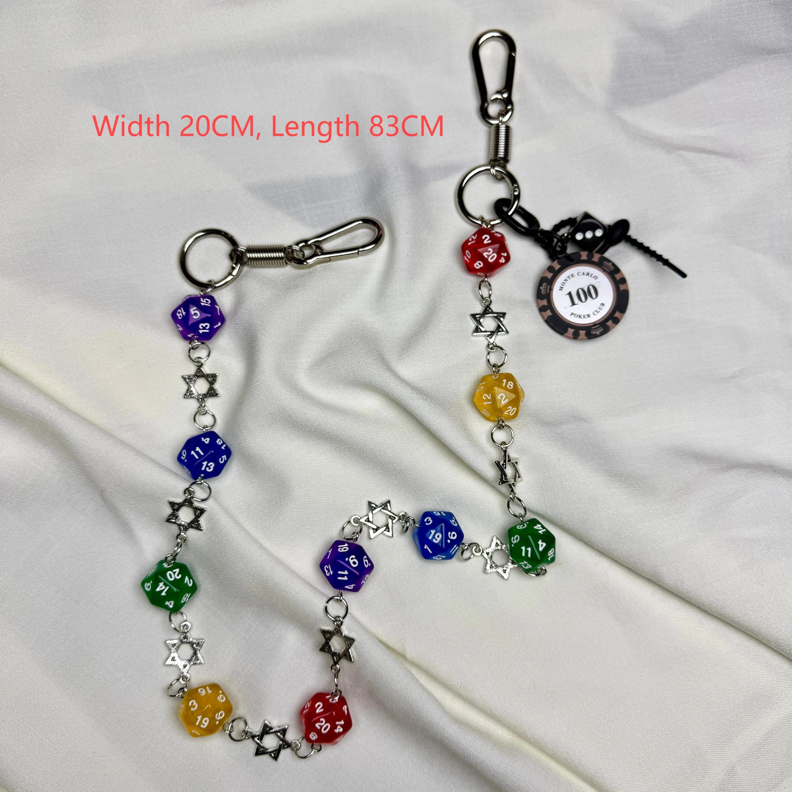 Limited Edition 3-in-1 Billiards-Themed Chain – Pants Chain, Bag Charm & Necklace Accessory - Image 9