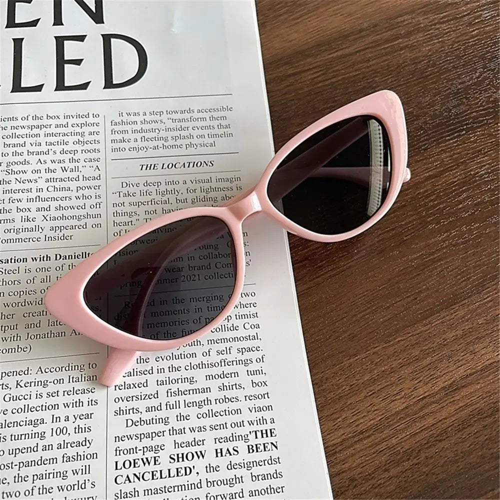 Vintage Cat Eye Sunglasses – Small Frame UV400 Retro Eyewear for Women - Image 16