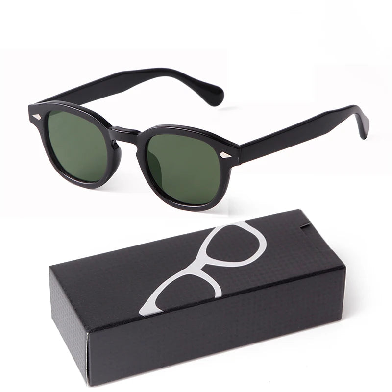 Fashion Gradient Blue Small Round Sunglasses – Unisex Vintage-Inspired Designer Eyewear - Image 19