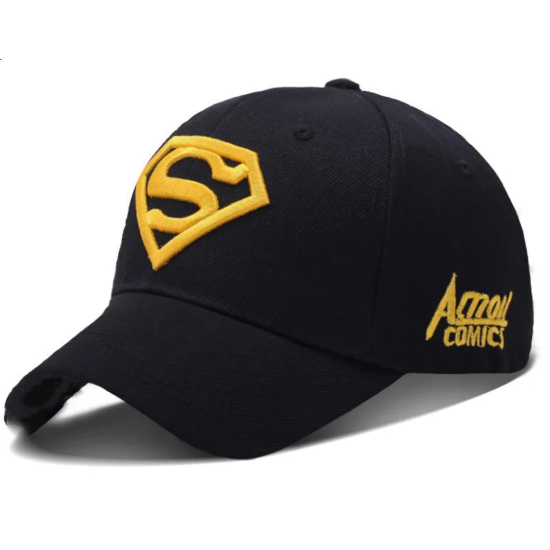 Street Superhero Embroidered Baseball Cap – Adjustable Trucker Hat for Cosplay & Hip Hop Style - Image 3