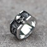 NEW Men’s 316L Stainless Steel Skull Ring – Vintage Punk Fashion Jewelry for Teens