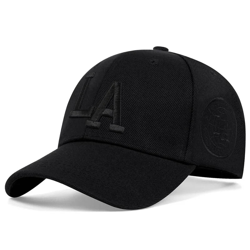 Unisex LA Letter Embroidery Snapback Cap – Adjustable Casual Hat for Spring & Autumn - Image 7