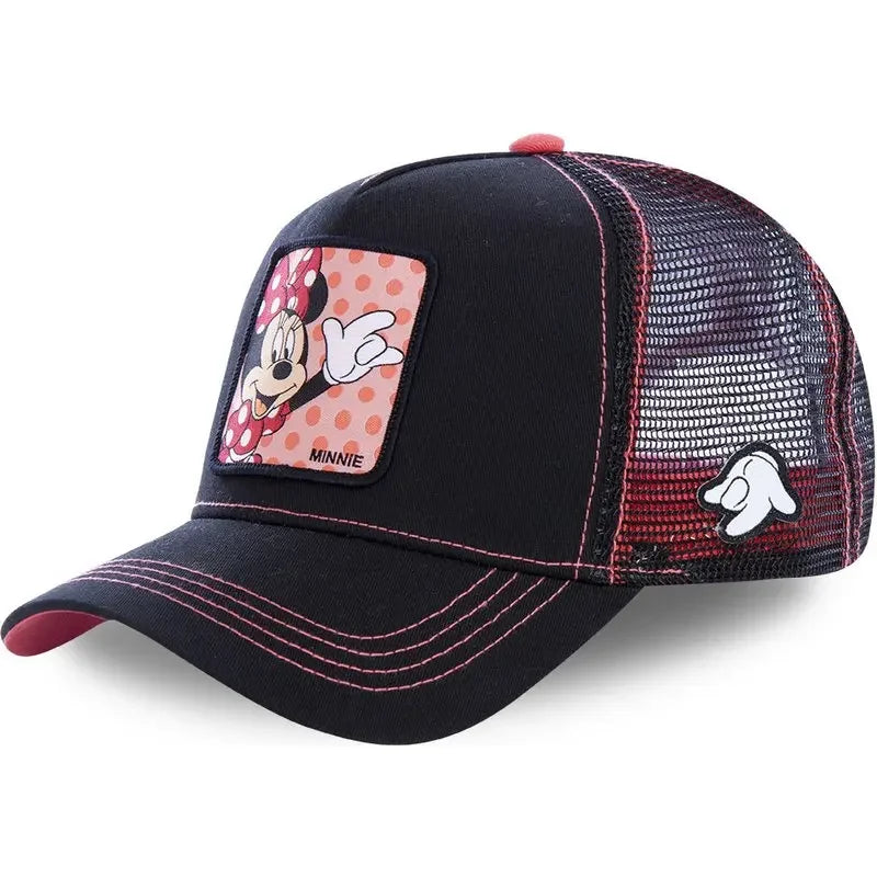 High-Quality Disney Style Cartoon Snapback – Unisex Cotton Baseball Cap with Mesh Back - Image 7