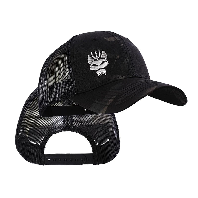 Tactical Camo Cotton Baseball Cap – Fashion Snapback Hat for Outdoor & Hip Hop Style - Image 4