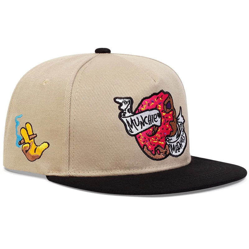Hip-Hop Donut Embroidered Baseball Cap - Image 7