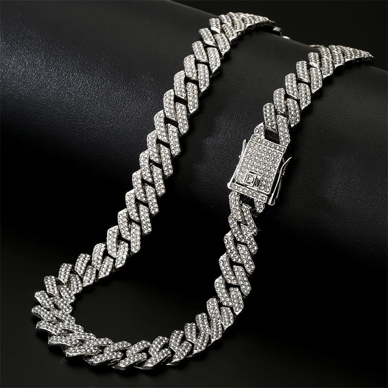 Gold & Silver Color Hip Hop Cuban Chain
