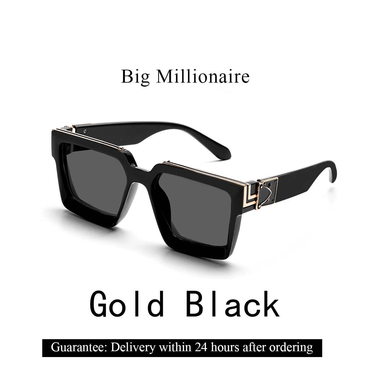 Ruiao Retro Millionaire Sunglasses – 2025 Luxury Square Shades for Men & Women - Image 14
