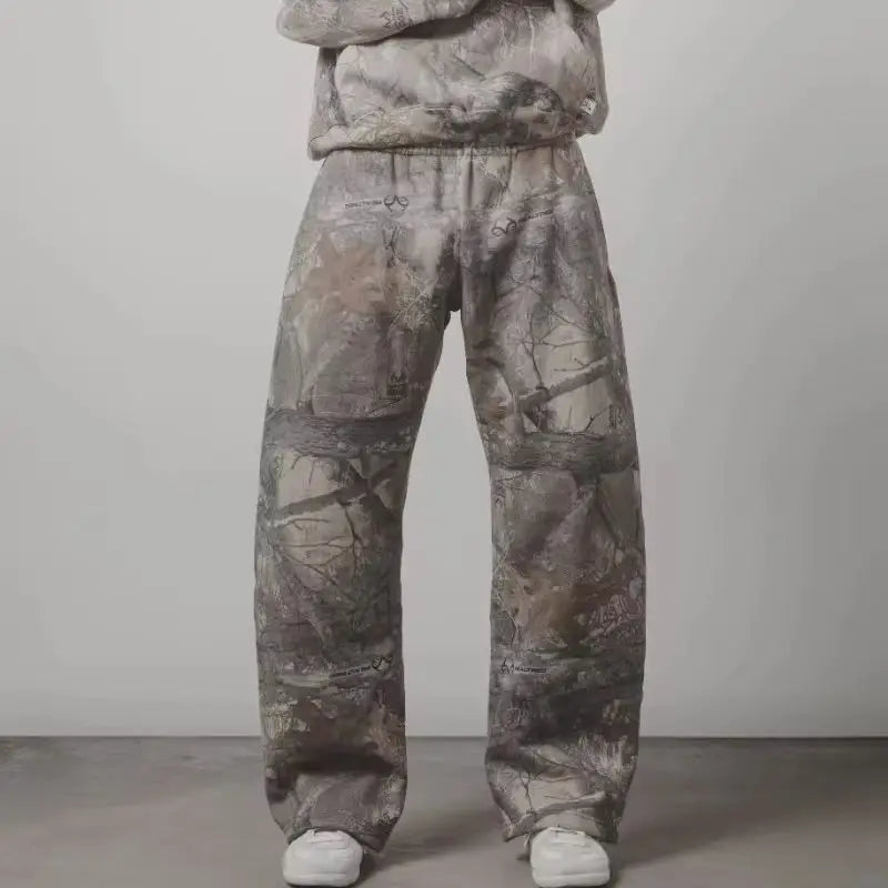 Y2K Camouflage Baggy Sweatpants – Harajuku Vintage Wide-Leg Streetwear Pants for Men & Women - Image 4