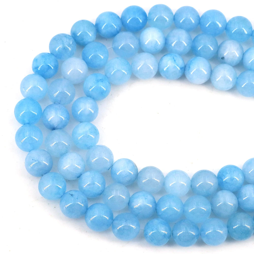 Natural Black Larvikite Labradorite Round Beads – Loose Stone Strand for DIY Jewelry Making - Image 8