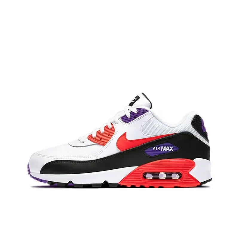Nike Air Max 90 White-Blue-Red - Image 16