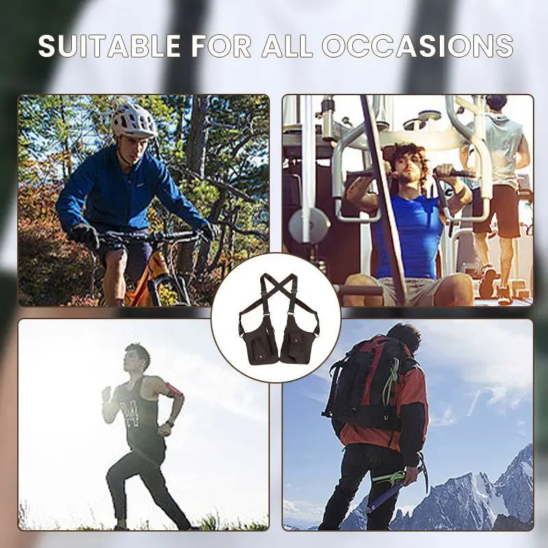 Multi-Purpose Tactical Crossbody Bag – Waterproof Anti-Theft Outdoor Bag for Men - Image 2