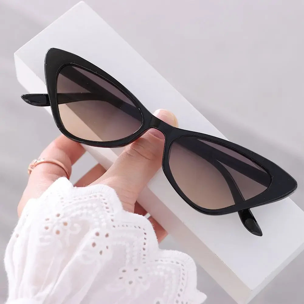 Vintage Cat Eye Sunglasses – Small Frame UV400 Retro Eyewear for Women - Image 19