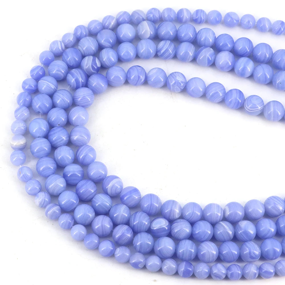 Natural Black Larvikite Labradorite Round Beads – Loose Stone Strand for DIY Jewelry Making - Image 27