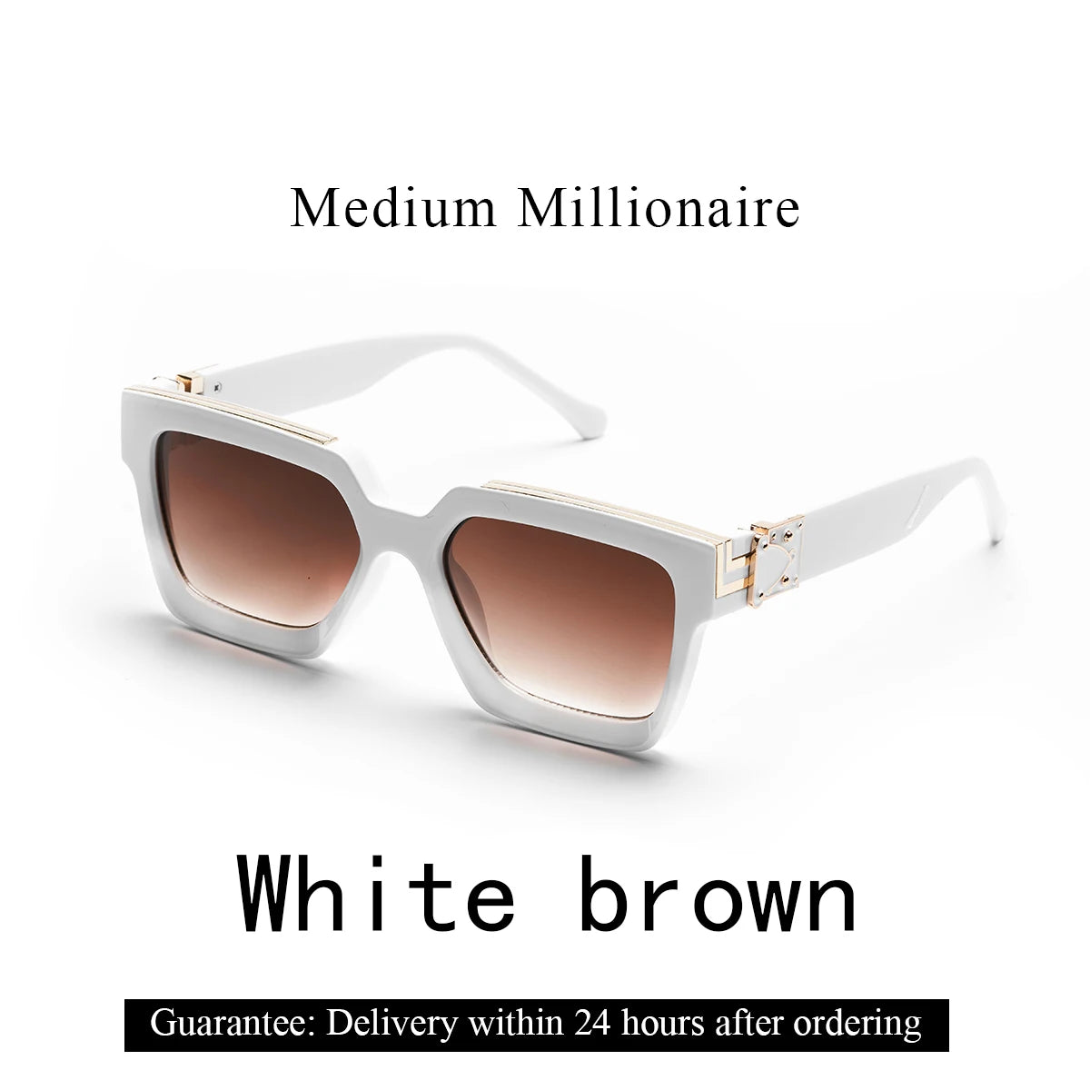 Ruiao Retro Millionaire Sunglasses – 2025 Luxury Square Shades for Men & Women - Image 8