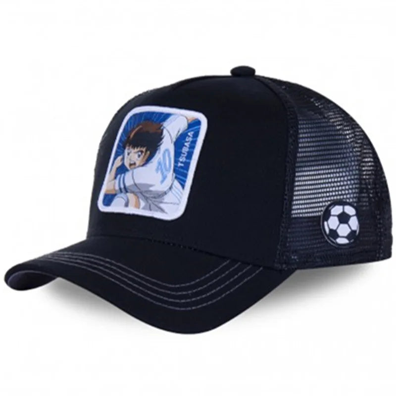 Tsubasa Anime Snapback Cap – High-Quality Cotton Trucker Hat for Men & Women - Image 6