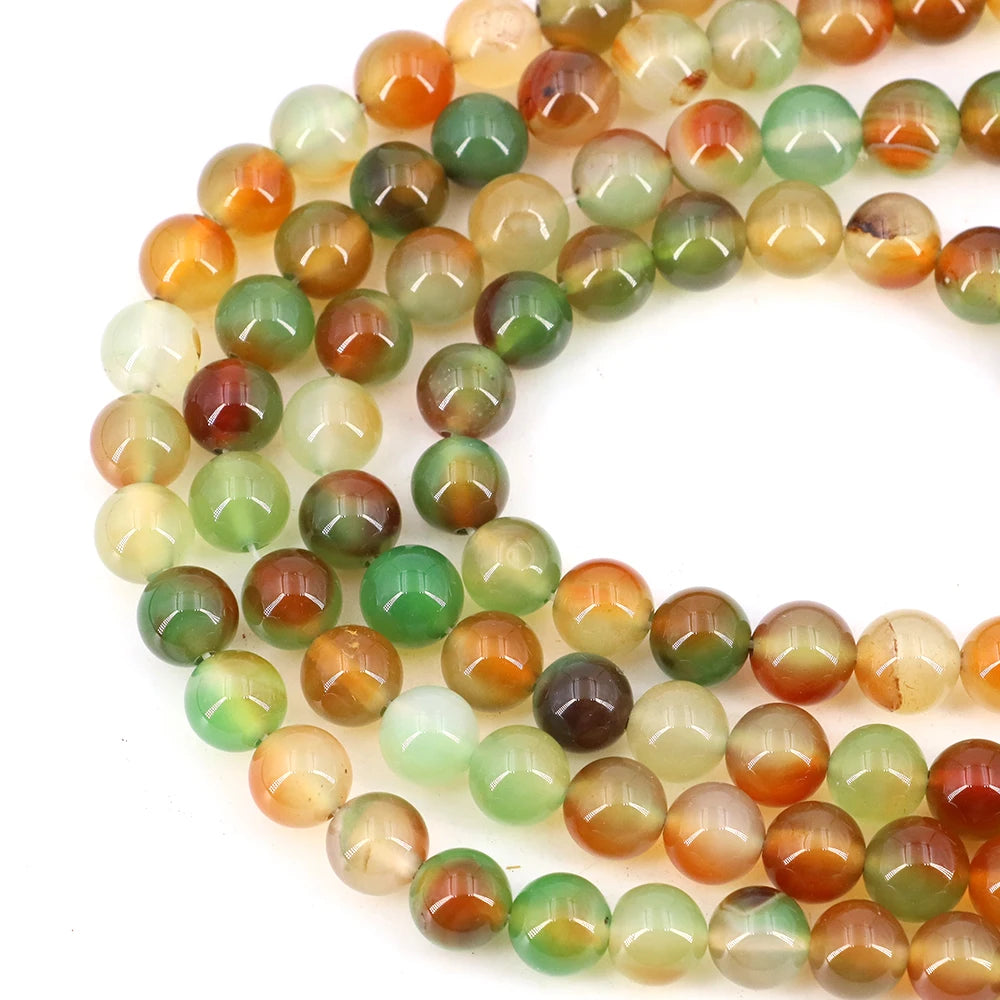 Natural Black Larvikite Labradorite Round Beads – Loose Stone Strand for DIY Jewelry Making - Image 14