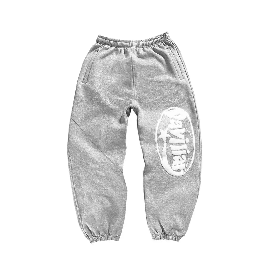 Retro logo pattern printed casual sweatshirt hip-hop gothic couple sportswear set high street trendy and fashionable loose set - Image 7