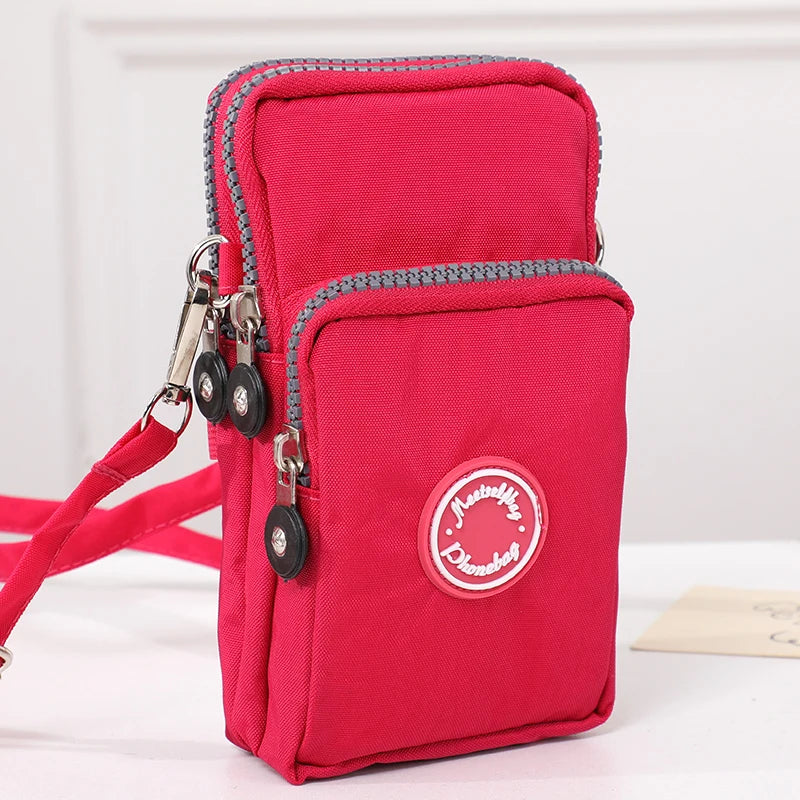 Portable Zipper Coin & Phone Crossbody Bag – Compact Everyday Bag for Men - Image 11